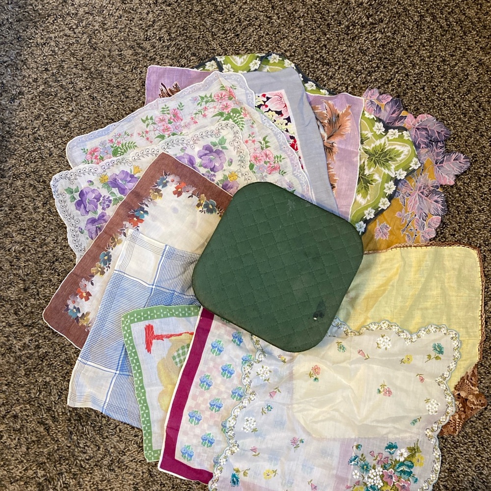 Vintage Floral Handkerchief Collection